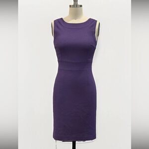 Dolce and Gabbana Elegant Purple Sleeveless Dress Xs 2